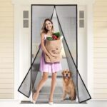 Magic Mesh Deluxe, Hands Free Magnetic Screen Door, Mesh Curtain Keeps Bugs Out, Pet & Kid Friendly Mosquito‑Proof Screen for Main Door, Balcony and Kitchen