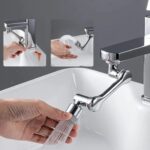 1080° Rotatable Faucet Aerator Splash Filter | Water Saving Kitchen & Bathroom Tap Extender Nozzle