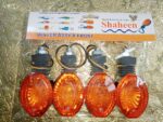Fancy Bike Indicator Mini Size Flexible Unbreakable LED Turn Signal Lights Set of 4 (Yellow Color) - Image 2