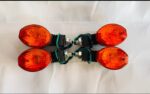 Mini Flexible Unbreakable Bike Indicators Yellow Color 4PCS Set