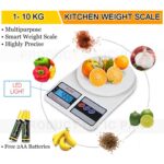 Imported Battery Operated Digital Weight Machine 10kg Kitchen Scale Mini Food Weighing Scale