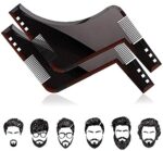 Beard Shaping Tool Template with Comb Perfect Beard Line Guide Grooming Tool - Image 2