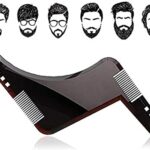 Beard Shaping Tool Template with Comb Perfect Beard Line Guide Grooming Tool