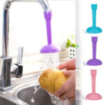 Silicone Kitchen Faucet Water Saving Filter Rotating Spray Tap Nozzle Regulator