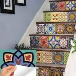 Tile Stickers Pack of 12 Self Adhesive Wall Tile Stickers 5x5 Inch Home Decor