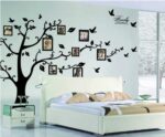 Large 200x250cm Black 3D DIY Photo Tree Wall Stickers PVC Family Wall Decals Home Decor - Image 4