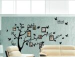 Large 200x250cm Black 3D DIY Photo Tree Wall Stickers PVC Family Wall Decals Home Decor - Image 3