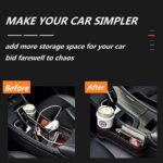 Set Of 2 Car Seat Storage Box, Car Slit Pocket Gap Organizer for Left & Right Seats (26 x 17cm) - Image 4