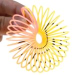 12Pcs Rainbow Smile Magic Springs Toys for Kids Party Favors Anti Stress Spring Coil Toy - Image 2