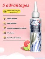 Sonsel 100ml Clothes Stain Remover Powerful Fabric Cleaner for Tough Stains - Image 2
