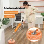 360° Rotatable Sunflower Chenille Microfiber Cleaning Mop Adjustable Multi-Functional Floor & Window Cleaning Mop