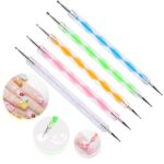 5pcs Dotting Pen Tool Nail Art Dot Doting Tool Set Manicure Painting Kit Design - Image 2