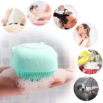 Silicone Bath and Body Shower Brush with Soap Dispenser Soft Body Scrubber - Image 2