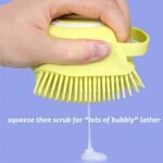 Silicone Bath and Body Shower Brush with Soap Dispenser Soft Body Scrubber - Image 3