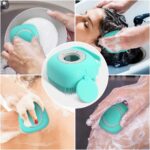 Silicone Bath and Body Shower Brush with Soap Dispenser Soft Body Scrubber - Image 5
