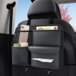 Multifunction Small Objects Car Seat Organizer, Car Storage Organizer, Car Seat Side Organizer, Car Back Protectors, Premium PU Car Storage Bag - Image 5