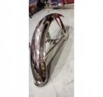 Front Cut Mudguard for 70cc and 125cc Cafe Racer Bikes Chrome Metal Mudguard