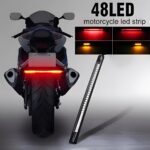 48 LED Bike Back Light Strip with Turn Indicators for Cafe Racer & All Motorcycles (Universal Fit) - Image 4