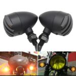 Pack of 4 Yellow LED Grill Indicators for Bikes Stylish Motorcycle Signal Lights - Image 3