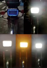 5 Function 15 LED Bike Headlight for 70cc & 125cc Super Bright Fog & High Beam Light - Image 5