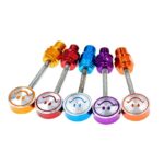 PACK OF TWO Emoji Screw Looking Glass For Bike / Motorcycle Screw Emoji Doll Slime Toys – Multicolor (Random Colors) - Image 4