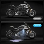Bluetooth Control Angel Wing Light Multicolor for Bikes & Cars | Universal RGB LED Decorative Light - Image 2