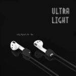 Anti Lost Silicone Earphone Rope Holder for AirPods 55CM Black and White Combo - Magnetic Neck Strap Cord String for Wireless Bluetooth Headphones Pakistan - Image 4
