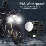 2 PCS Mini Drive Fog Lights 3 Point | Yellow & White LED Fog Lamps for Bike, Car & Jeep - Image 5