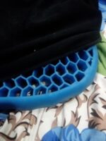 Non Slip Egg Sitter Gel Seat Cushion with Black Cover for Car, Office Chair & Bike Seat - Image 2