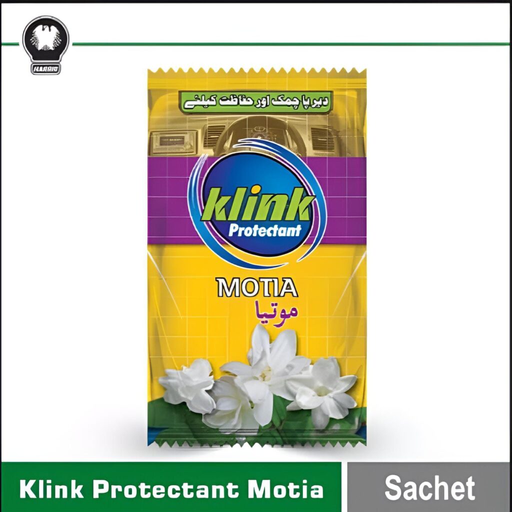 Pack of 10 Klink Dashboard Polish Sachets | Car & Bike Interior Cleaner, Shine & Protectant for Dashboard, Tyres, Rubber & Vinyl