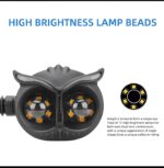Pack of 2 Owl Style Dual Color Motorcycle LED Headlights | Driving Light, Fog Lamp & Auxiliary Bike Light for All Motorcycles (Random Color) - Image 5