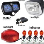 CD125 Bike Parts Set for All CD125 Motorcycles | Meter, Headlight, Backlight, Indicators & Footrest Kit