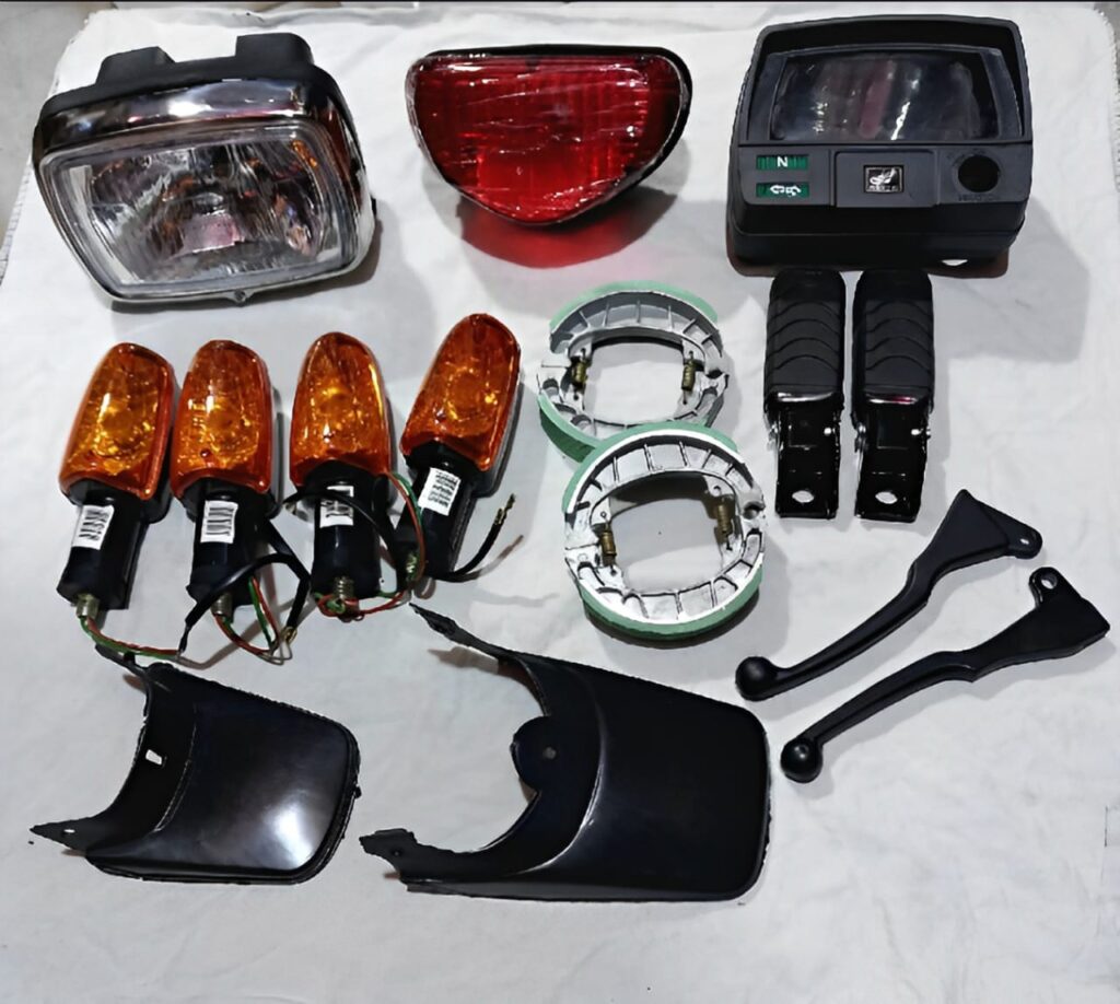 CD70 & All China Bike Complete Package Kit | Headlight, Indicators, Brake Shoes & Accessories Set