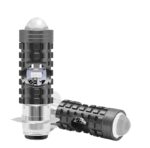 5-Function LED Motorcycle Headlight Bulb | White, Yellow, Red & Blue Flasher Light for CD70, CG125 & 70cc/125cc Bikes - Image 3