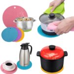 Heat Resistant Silicone Pot Holder Mat | Non-Slip Multifunction Table Placemat & Hot Dish Pad (Random Color)