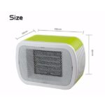 Mini Electric Room Heater 500W PTC Ceramic Portable Heater | Fast Heating Desktop Heater for Home & Office - Image 2