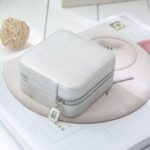 Travel Leather Pocket Jewellery Organizer Box Compact Jewelry Storage Case - Image 3