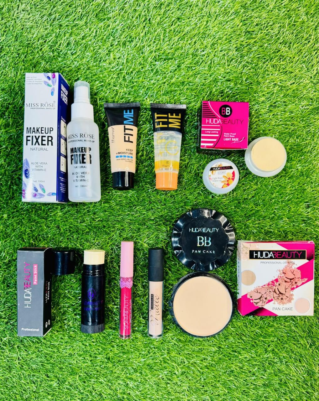 8 In 1 Makeup Deal Kit for Girls & Women – Makeup Fixer, BB Cream, Foundation, Primer, Concealer & Mor 8 In 1 Makeup Deal Kit for Girls & Women – Makeup Fixer, BB Cream, Foundation, Primer, Concealer & Mor