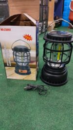 Handle LED Camping Lantern Rechargeable, Solar Powered Tent Lamp with USB-C Charging, Portable Outdoor Camping Light with Area and Spotlight Mode - Image 3