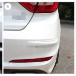 Car Bumper Protector Strip Guard Corner Protection Strips Scratch Auto Car Anti Collision Car Corner Bumper (Color White) – 2‑Pc