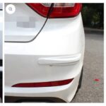 Car Bumper Protector Strip Guard Corner Protection Strips Scratch Auto Car Anti Collision Car Corner Bumper (Color White) – 2‑Pc