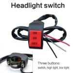 Motorcycle Handle Grip Headlight Switch (1 Piece) | Universal Bike Handlebar Light Control Switch - Image 4
