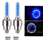 Pack of 2 LED Wheel Valve Lights for Cars, Bikes & Motorcycles | Motion Sensor Neon Tire Lights (Random Color) - Image 3