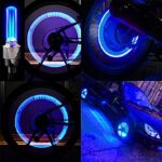 Pack of 2 LED Wheel Valve Lights for Cars, Bikes & Motorcycles | Motion Sensor Neon Tire Lights (Random Color) - Image 5
