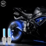 Pack of 2 LED Wheel Valve Lights for Cars, Bikes & Motorcycles | Motion Sensor Neon Tire Lights (Random Color) - Image 4