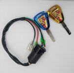 Ignition Switch with Computerized Fancy Keys for 125cc Bikes | Secure Bike Lock Set with 2 Stylish Keys - Image 2