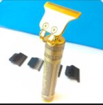 Metal Body Vintage T9 Trimmer and Hair Clipper Cutting Machine For Men Dragon Design Golden Color Trimmer - Image 4