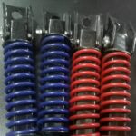 Pack of 2 Fancy Spring Footrest for CD 70 & CG 125 | Universal Motorcycle Passenger Paidan Foot Pegs