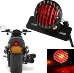 Pack of 3 Cafe Racer Motorcycle Light Kit for CG 125 & CD 70 | Vintage Headlight, Tail Light & 4 Grill Indicators Universal Fit - Image 4
