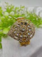 Imported Royal Sapphire Glam Bracelet Golden Sapphire Elegance Adjustable Bracelet for Girls and Women - Image 2